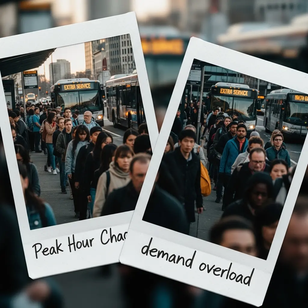 Dynamic demand management and public transport optimization visualization