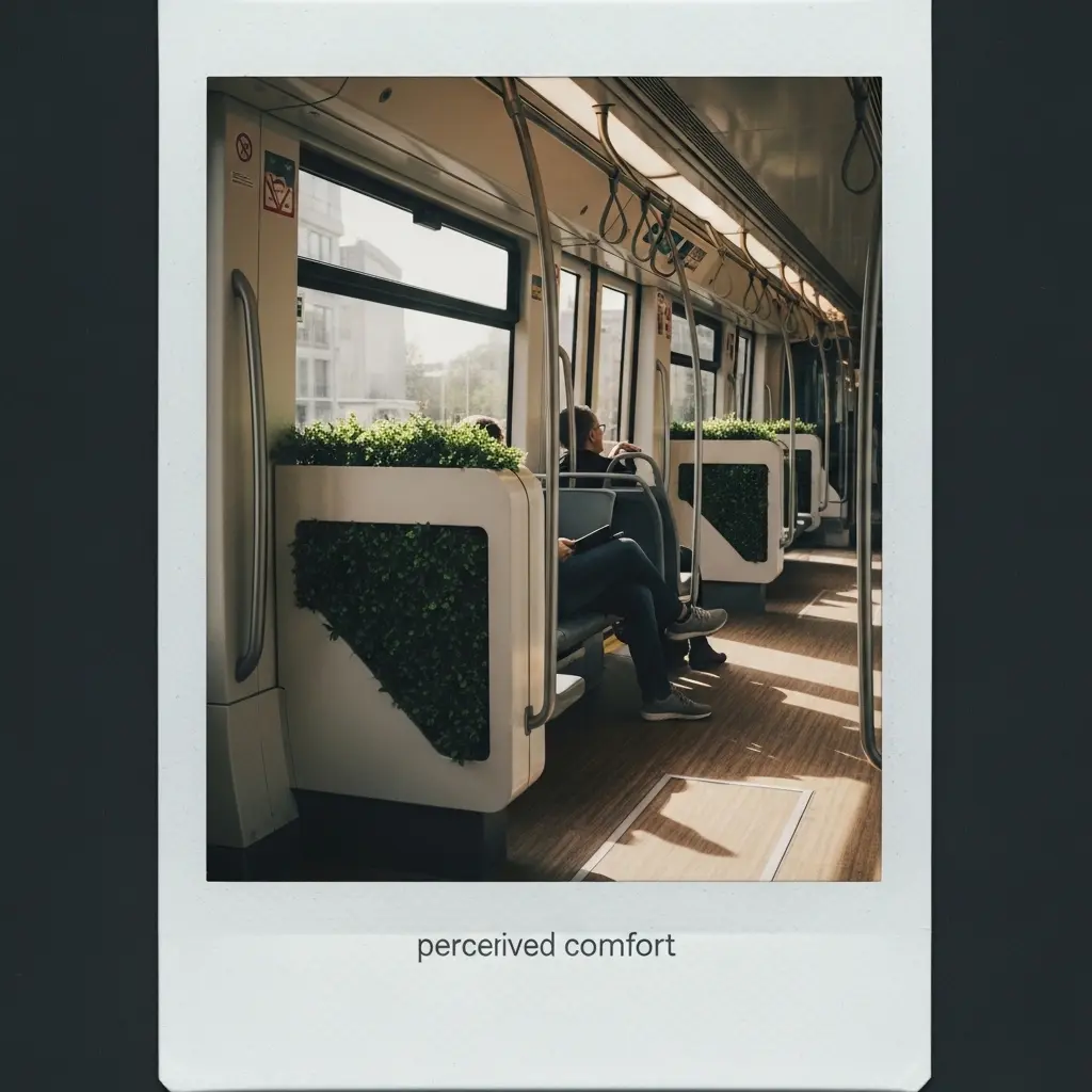 Visualization of perceptual comfort in public transport in-vehicle experience