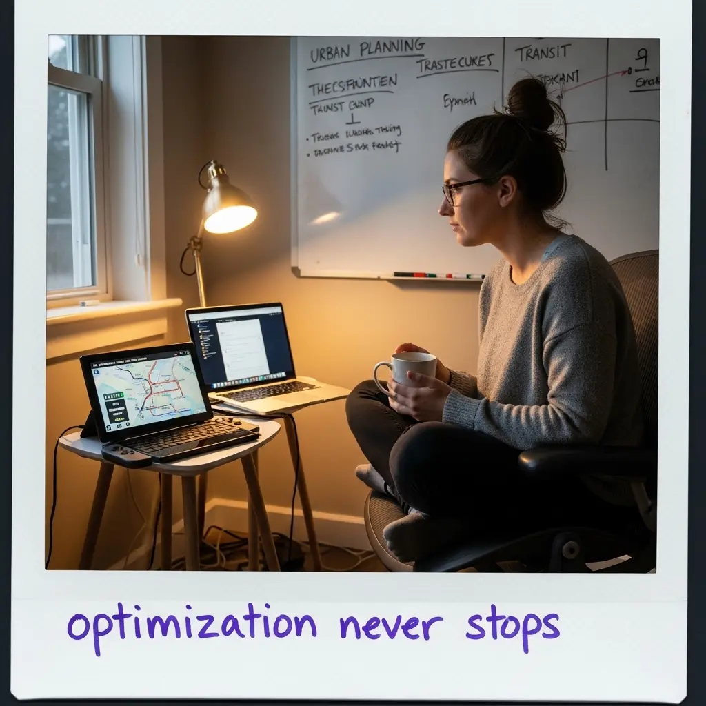 Transit optimization concept: demand-driven service and continuous improvement